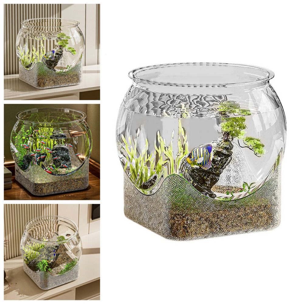 Akuarium Ikan Bulat Ultra Jern - Aquarium Fish Pot ulasan dan harga
