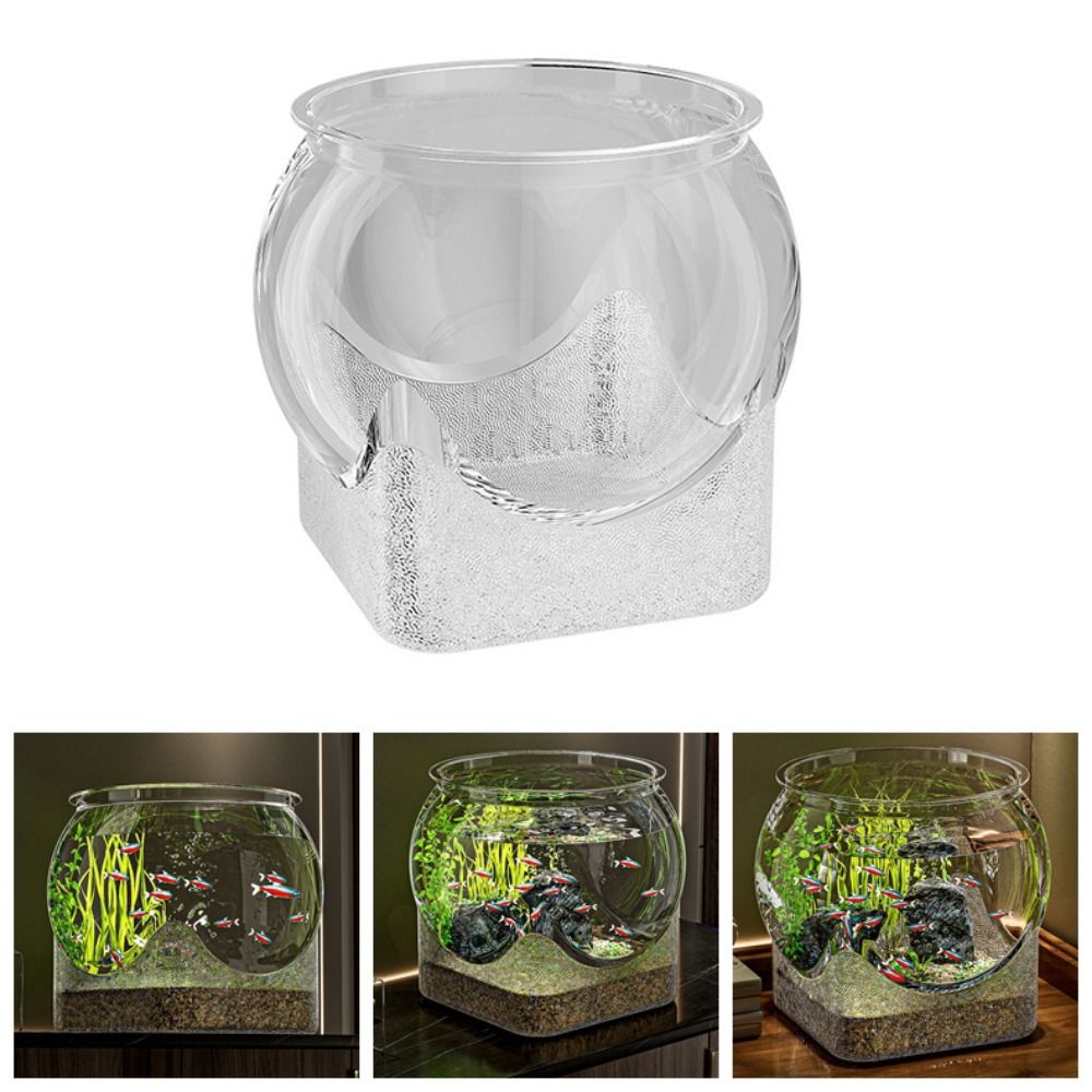 Akuarium Ikan Bulat Ultra Jern - Aquarium Fish Pot ulasan dan harga